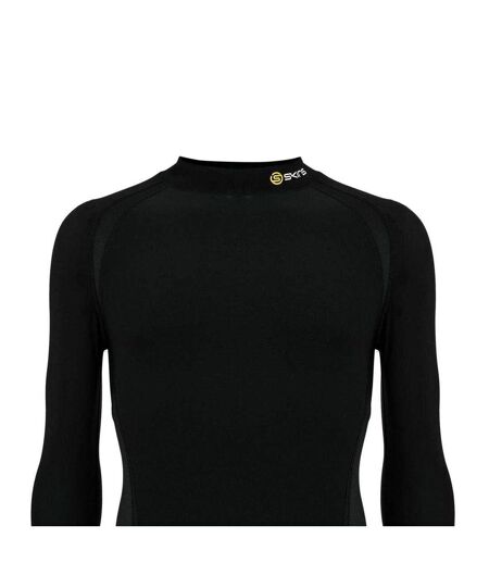 Mens G400 Plain Performance Long-sleeved Top Black Skins