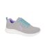 Womens/ladies kate trainers light grey/lilac Rdek