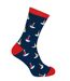 Mr. Heron - Chaussettes Hommes Fantaisie Ray�es | Chaussettes Doux Respirant