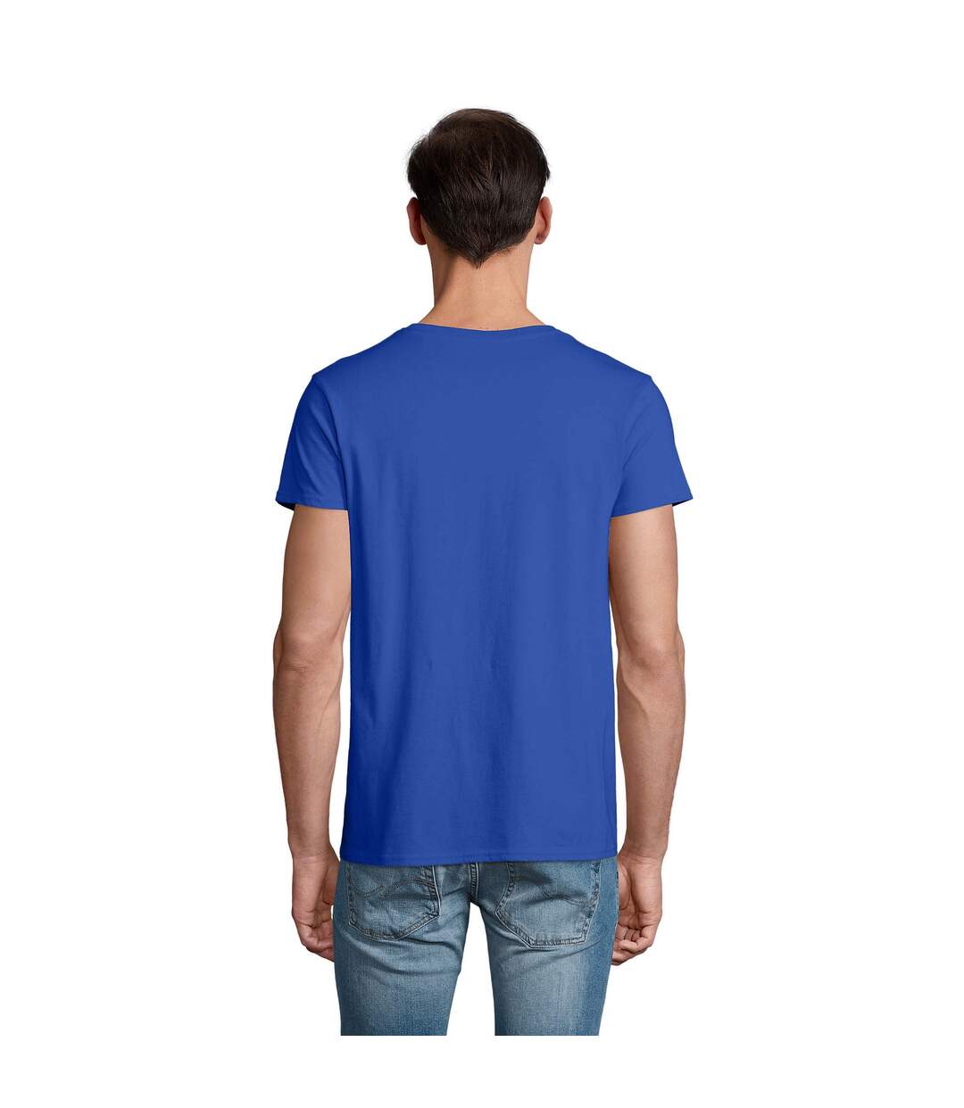 T-shirt Crusader Homme Bleu Roi SOLS-3