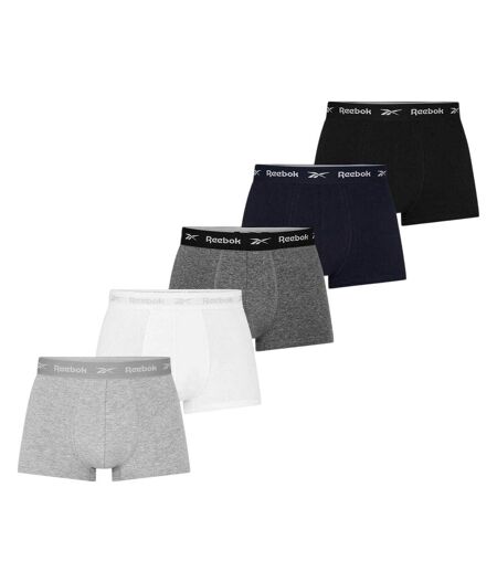 Lot De 5  Boxers Homme Noir Reebok