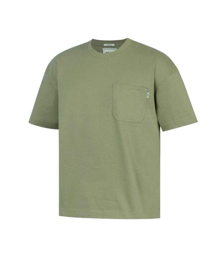 Mens Heavyweight Chest Pocket Oversized T-shirt Khaki Green Jack Wills