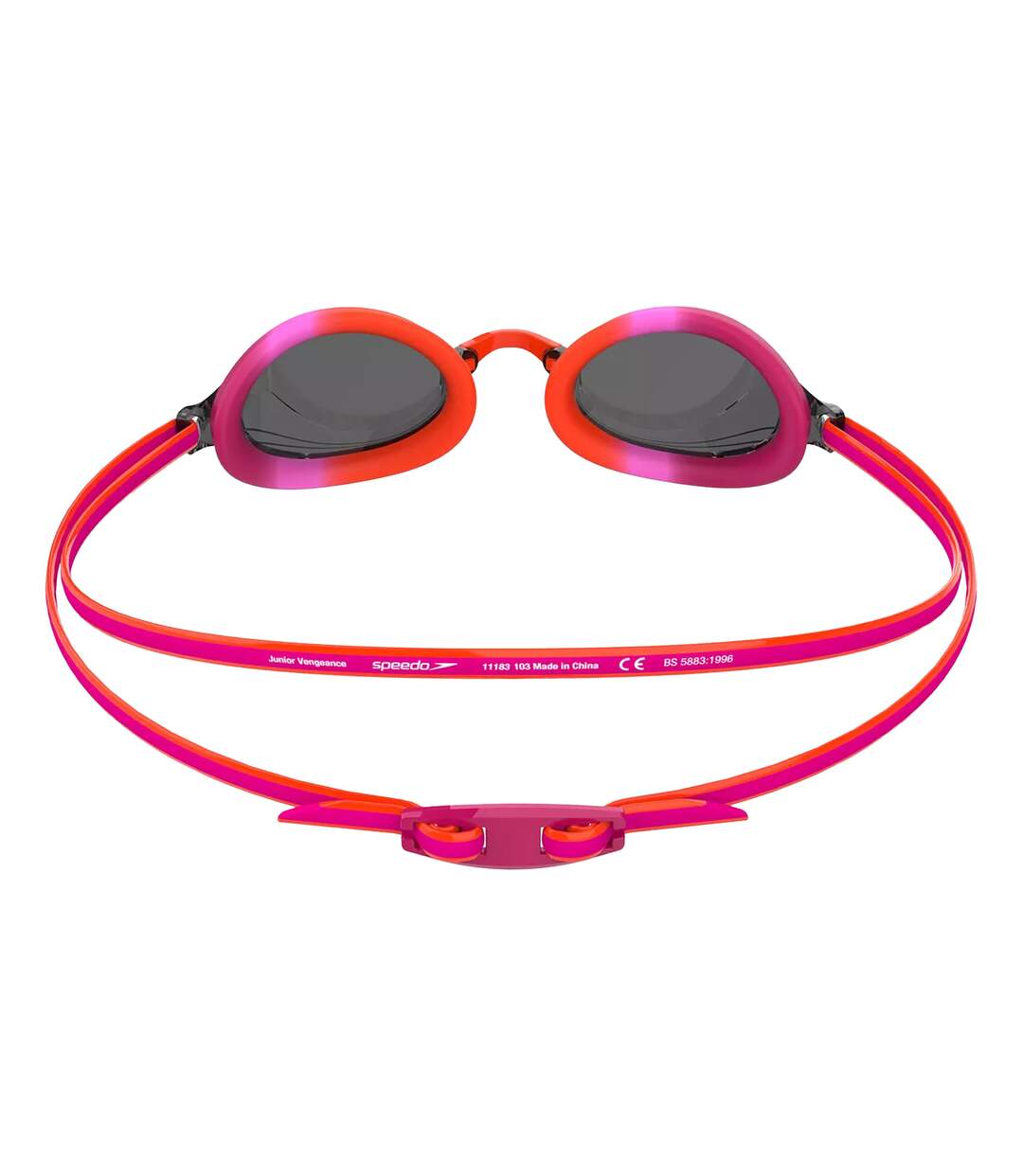 Lunettes De Natation Vengeance Enfant Rose Électrique Flamant Rose Fumée Orange Speedo-2