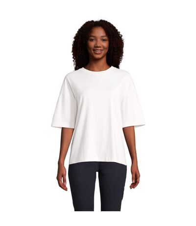 T-shirt Femme Blanc Cassé SOLS