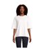 T-shirt femme blanc cassé SOLS-3