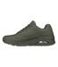 Mens Uno Stand On Air Skech-air Trainers Olive Skechers-2
