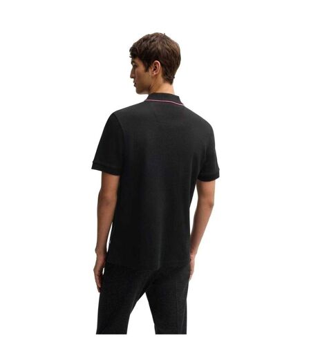 Mens Regular Polo Shirt Black Boss