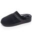 Isotoner Chaussons Mules femme microvelours mousse à mémoire forme talon 3,7 cm-1