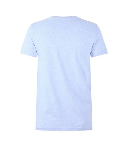 T-shirt Motif/style Logo Sur Poitrine Femme Bleu Chiné Tommy Hilfiger
