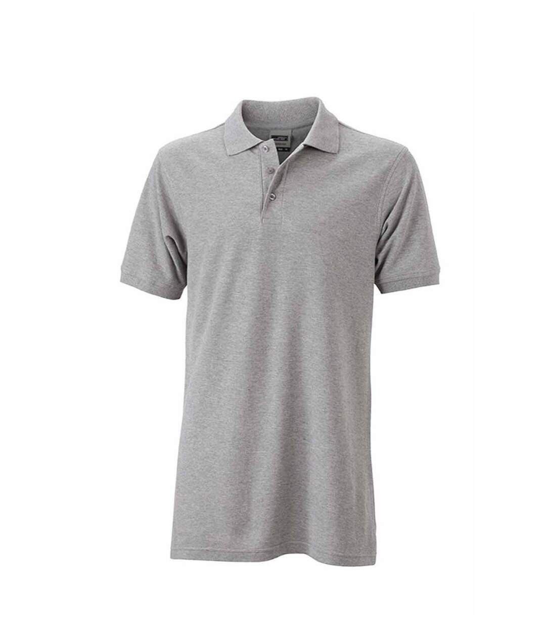 Polo homme workwear - JN830 - gris chiné foncé