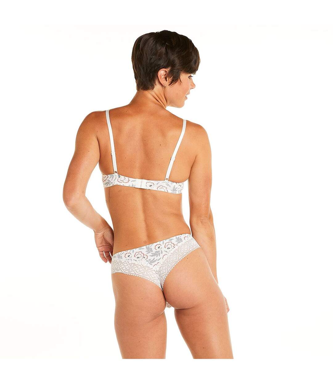 Soutien-gorge ampliforme coque moulée multico ivoire Palanquin