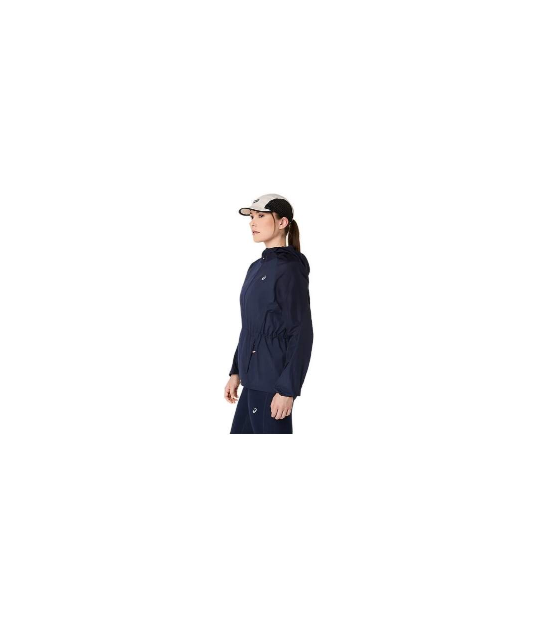 Veste Course À Pied Femme Bleu Nuit Asics-1