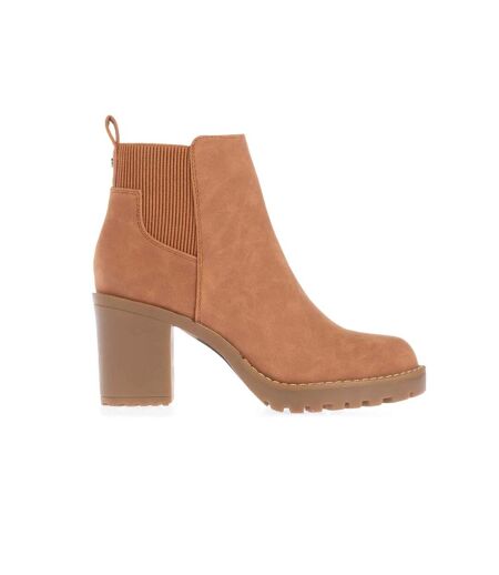 Bottines chelsea barbara femme cognac Only