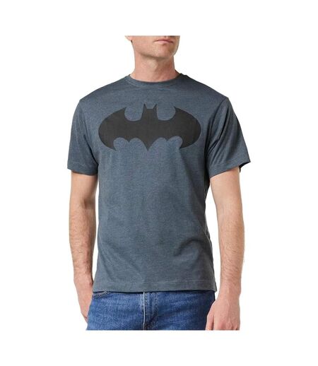 T-Shirt gris homme dc comics mono batman