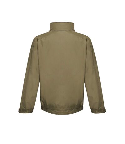 Regatta Dover Waterproof Windproof Jacket (Thermo-Guard Insulation) (Dark Khaki/Black) - UTBC839