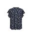 Womens/ladies lucetta lenzing ecovero blouse black iris Weird Fish-2