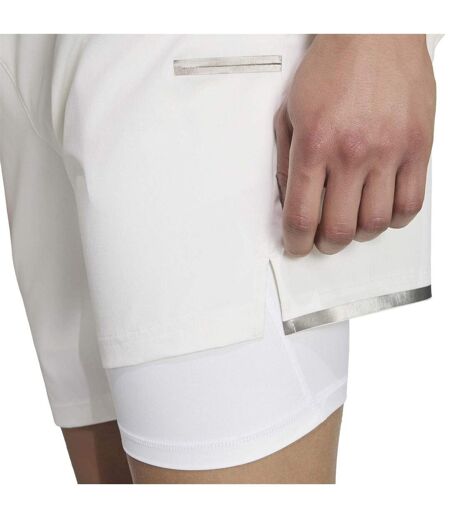 Mens Wimbledon Drawstring Waist Tennis Shorts White Adidas