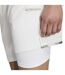 Mens Wimbledon Drawstring Waist Tennis Shorts White Adidas-4