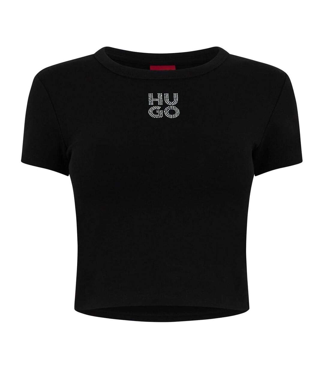 T-shirt Femme Noir Hugo-1