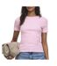 T-Shirt rose femme jdy lucky-1