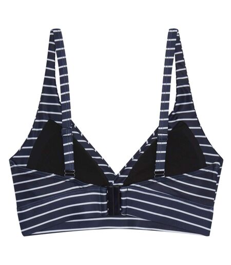 Haut de maillot de bain paloma femme bleu marine / blanc Regatta