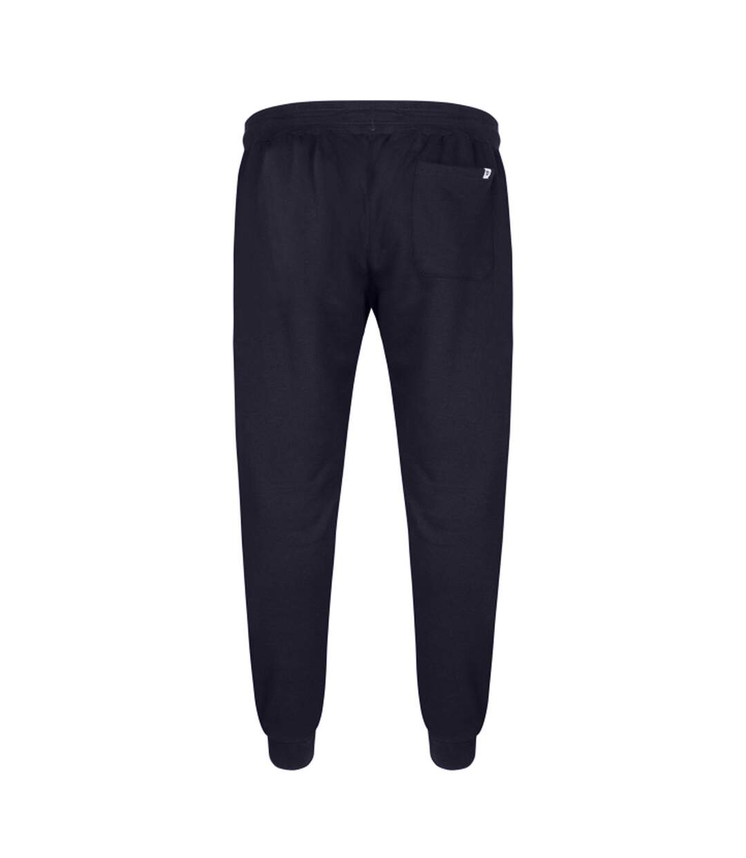 Mens d555 brandon cuffed kingsize jogging bottoms navy Duke-2