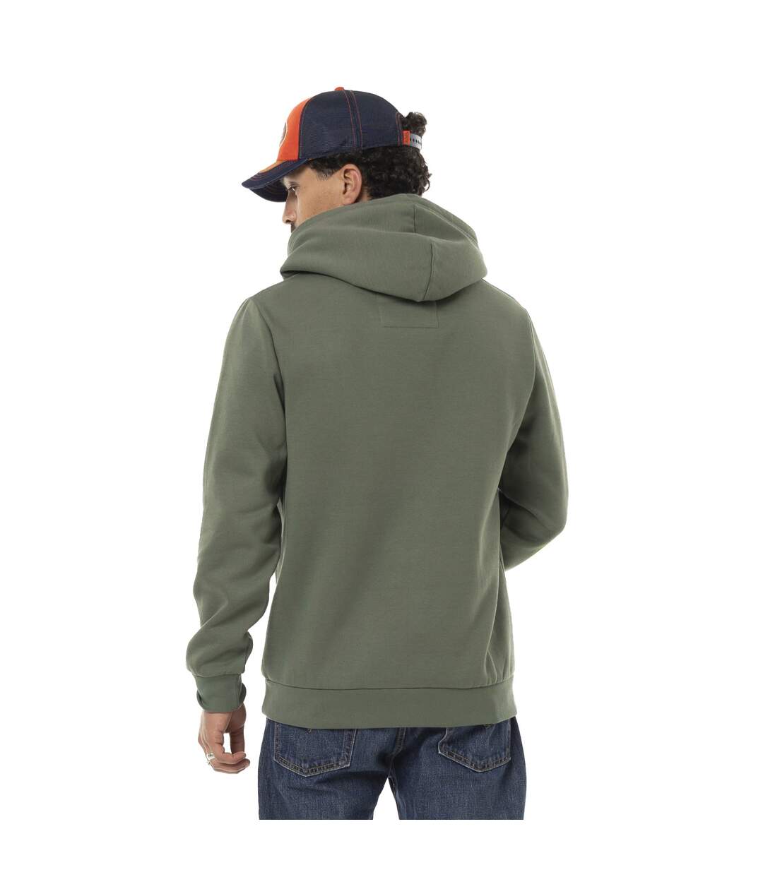 Sweat homme à capuche en molleton avec print devant Vondutch-2