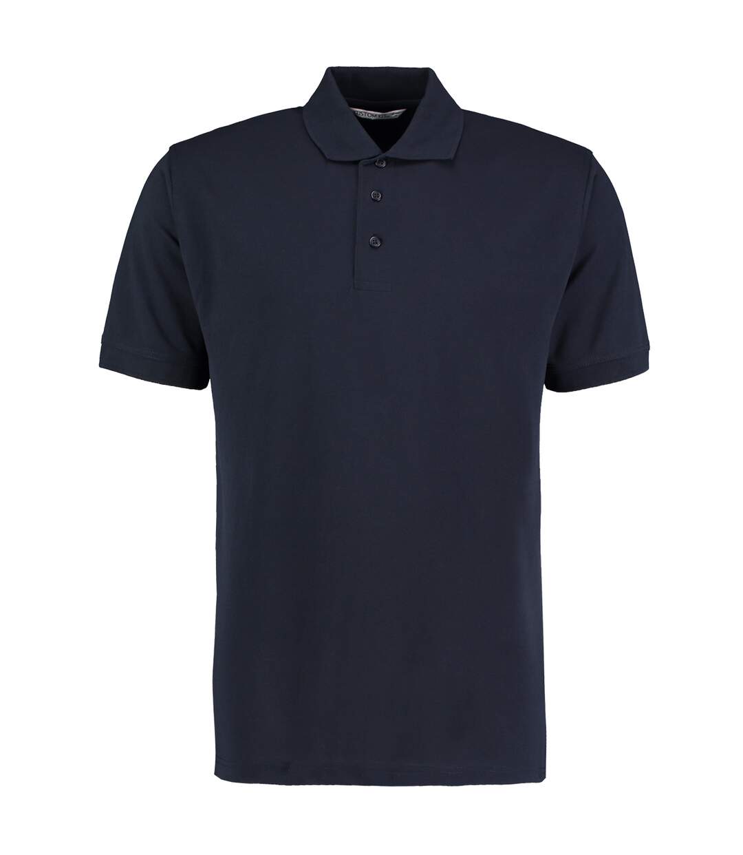 Polo À Manches Courtes Homme Bleu Marine Kustom Kit-1