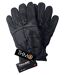 Men's Thinsulate Leather Gloves | THMO | Winter Fleece Lining Leather Gloves - L/XL