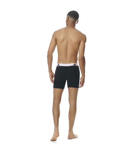 Lot De 3  Boxers Active Flex Homme Noir Blanc Adidas