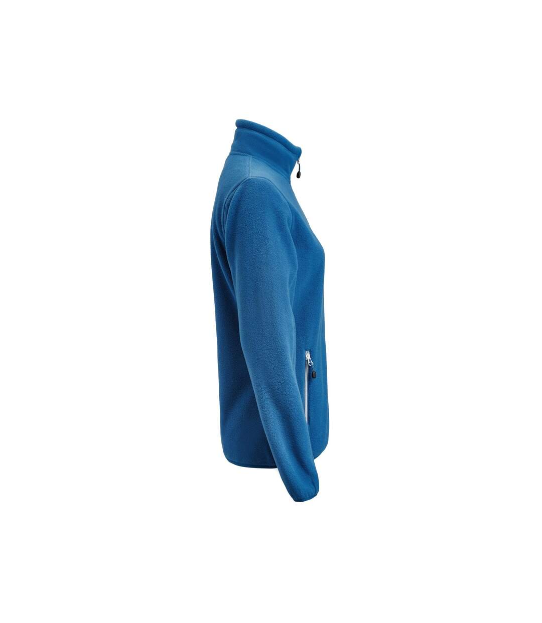 Womens/ladies Rocket Fleece Jacket Bright Blue Printer RED-3