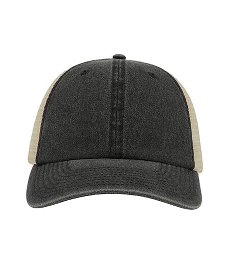 Casquette trucker case noir Atlantis