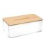 Boîte à Mouchoirs Déco Selena 25cm Transparent-1