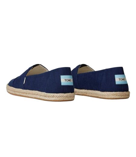 Mens Alpargata Rope Rope Wrap Espadrilles Navy Toms