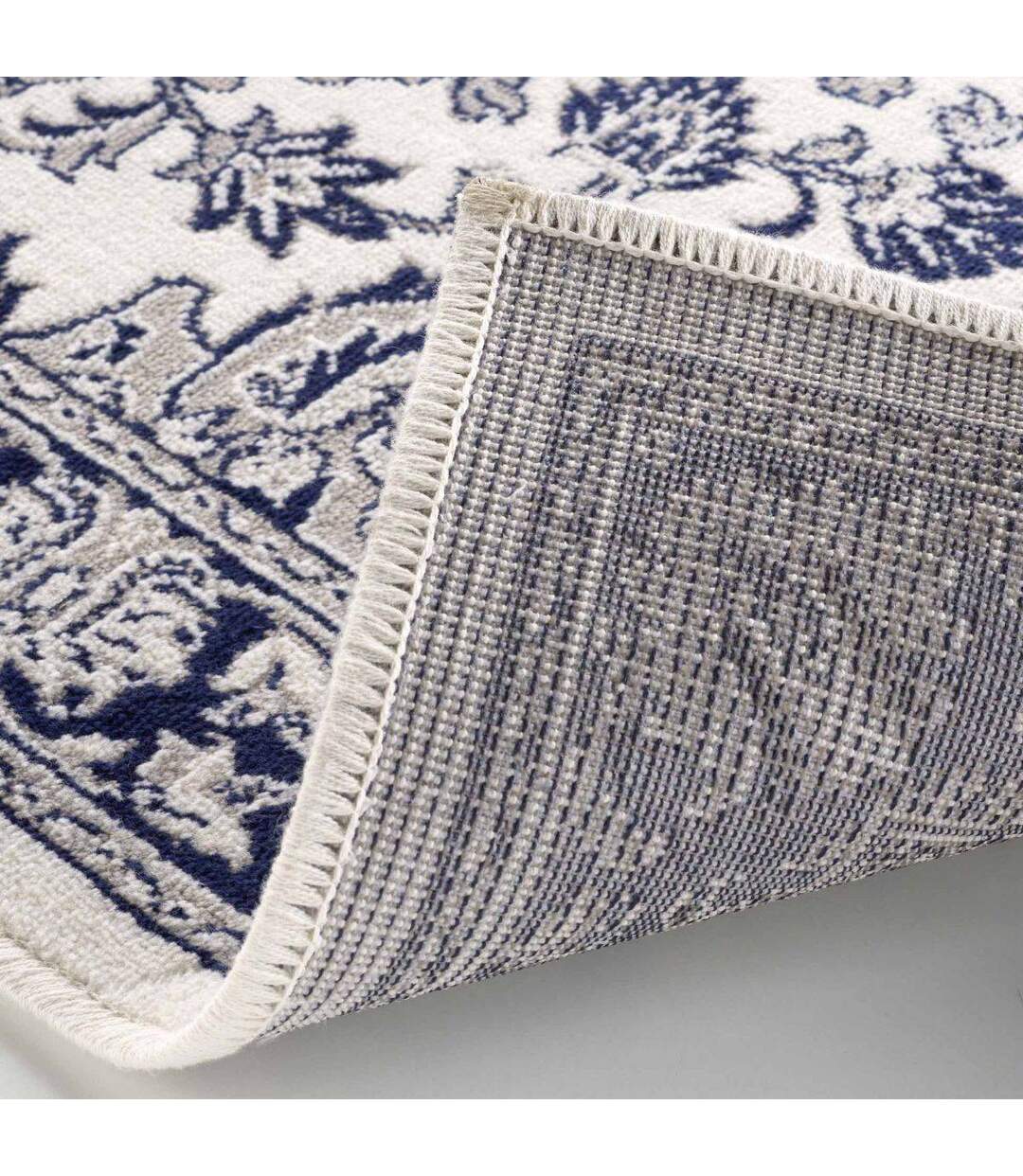 Tapis Déco Cherine 68x110cm Bleu-3