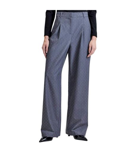 Pantalon Motif/style À Pois Sherry Femme Gris French Connection