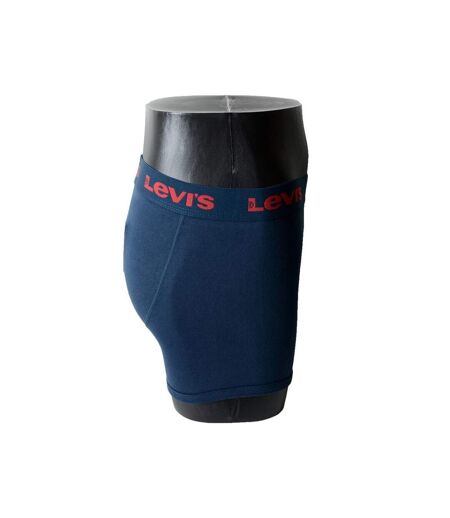 Pack de 2 Boxers Levi's® Trunk Ethan Bleu Navy   Rouge