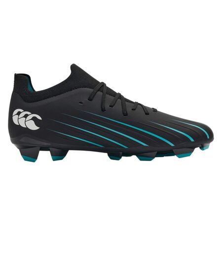 Unisex Adult Speed Falcon Pro 2.0 Firm Ground Rugby Boots Black Green Canterbury