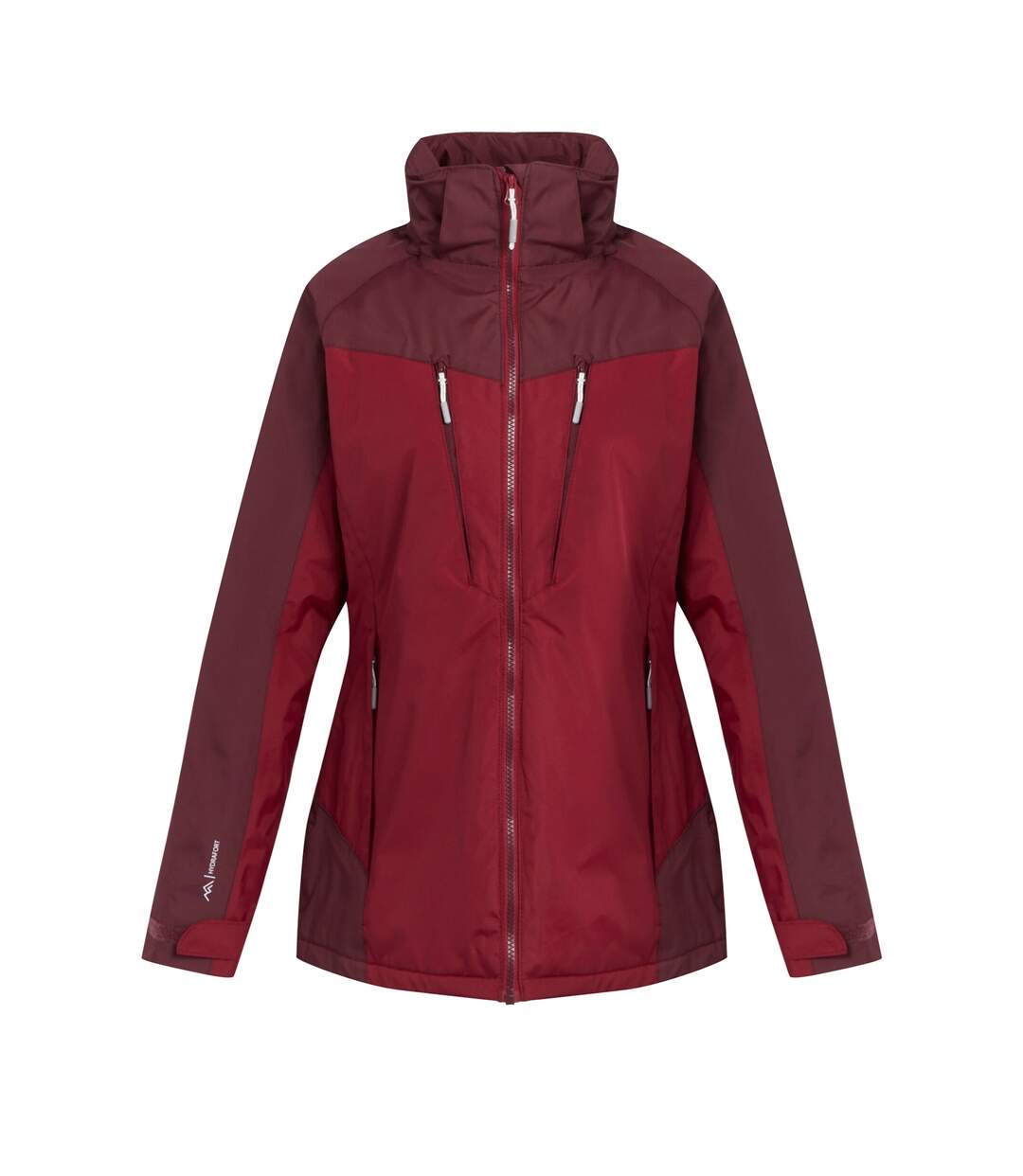 Veste imperméable calderdale femme rouge foncé / bordeaux Regatta-1