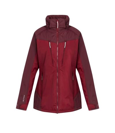 Regatta Womens/Ladies Calderdale Winter Waterproof Jacket (Rumba Red/Burgundy) - UTRG8192