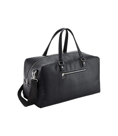 Quadra Tailored Luxe PU Weekend Bag (Black) (One Size) - UTRW9977