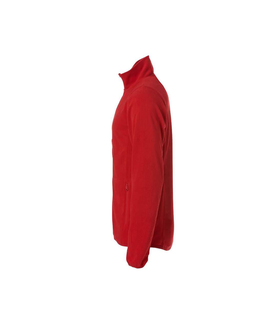 Veste polaire basic homme rouge Clique-3