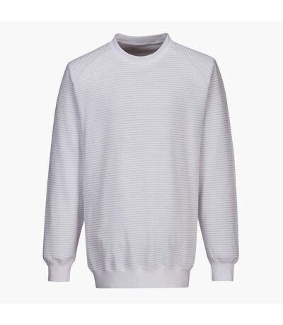 Portwest Mens Anti-Static Sweatshirt (White) - UTPW595