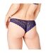 Tanga en dentelle française bleu navy Yaoundé