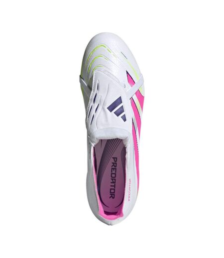 Chaussures À Crampons Pour Terrain Ferme Predator League Homme Blanc Nuage Jaune Fluo Rose Fluo Adidas