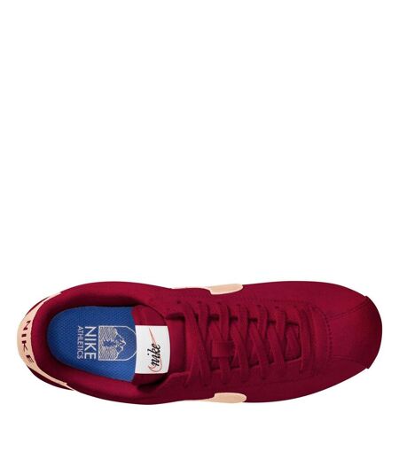 Baskets Cortez Femme Bordeaux Rose Nike