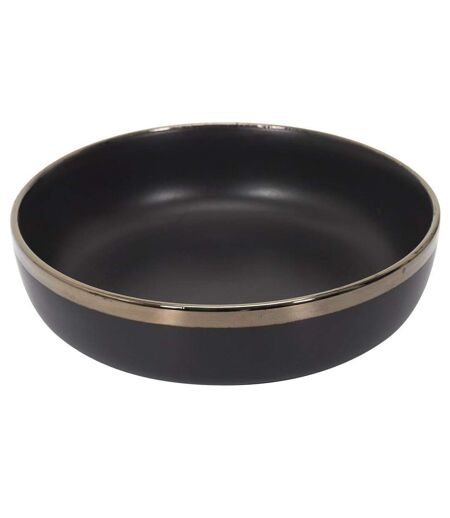 Lot de 6 Assiettes Creuses Moscou 17cm Noir
