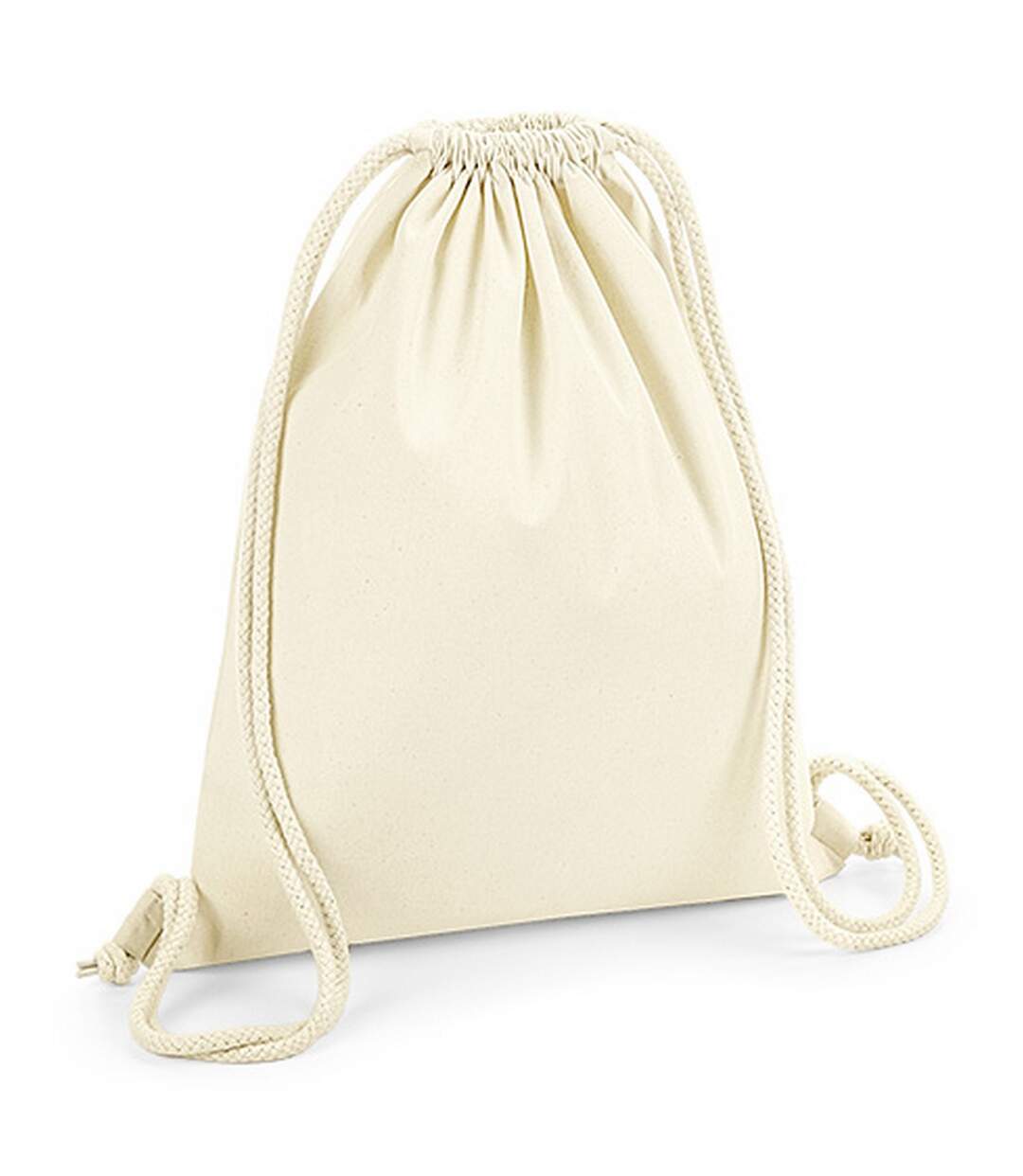 Westford Mill Organic Premium Cotton Gym Sack (Natural) (One Size) - UTPC3554-1