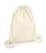 Westford Mill Organic Premium Cotton Gym Sack (Natural) (One Size) - UTPC3554-1