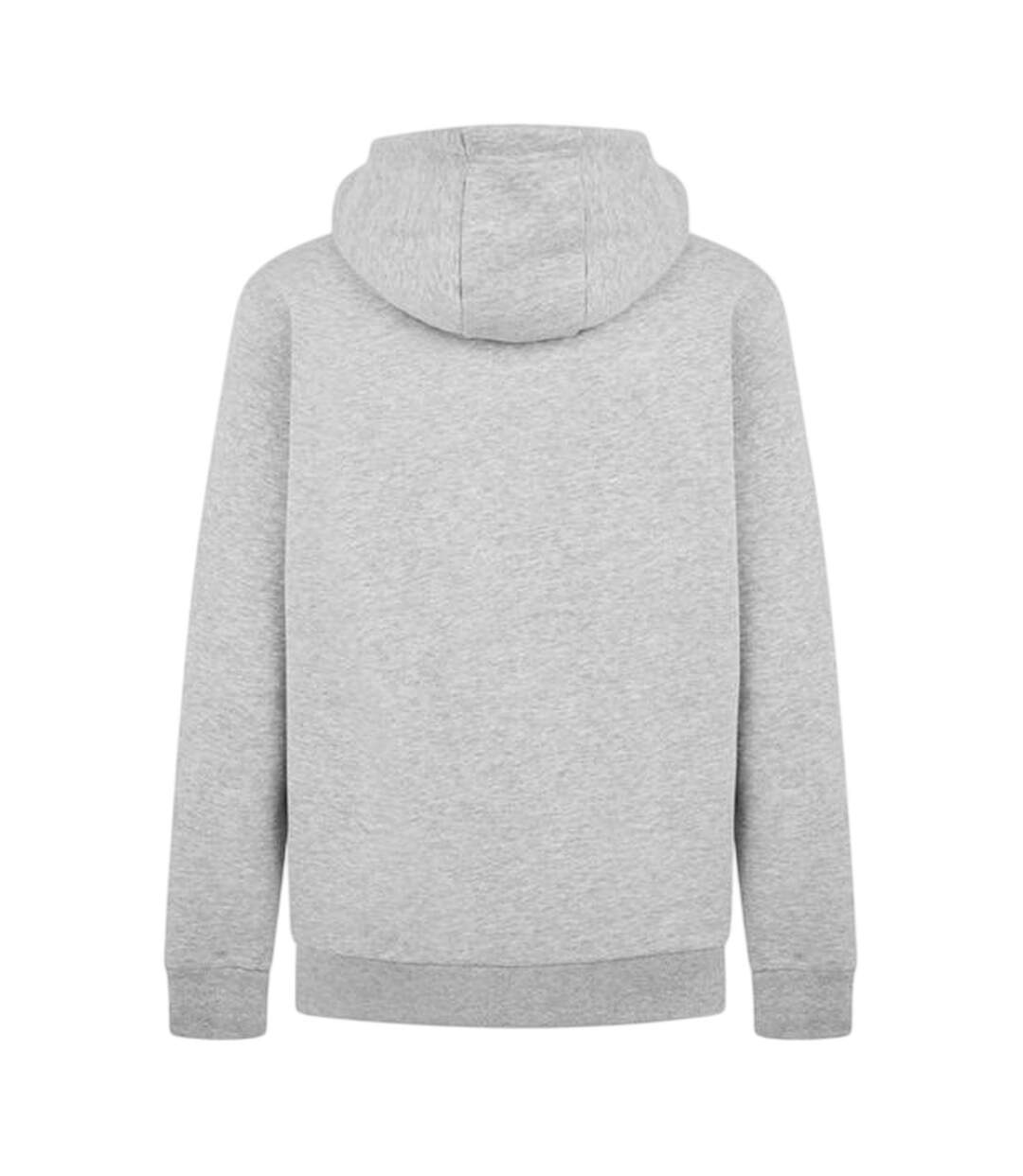 Sweat À Capuche Motif/style Uni Homme Gris Chiné Ellesse-3